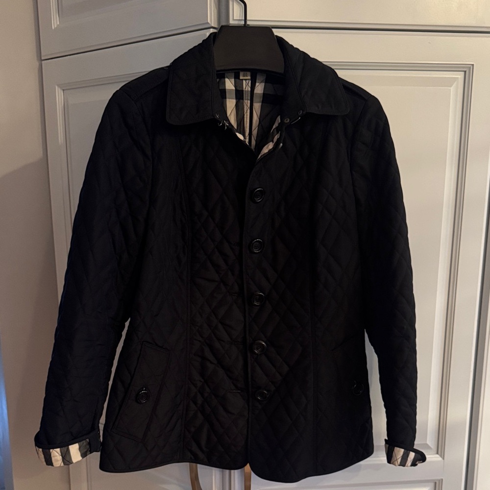 Burberry Black Quilted Jacket
